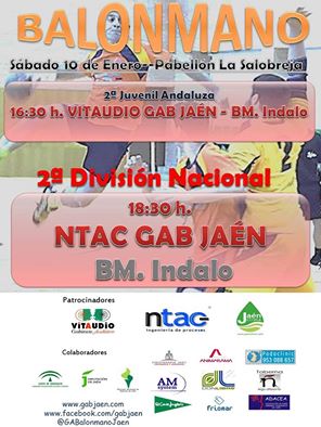 El NTAC GAB Jaén vuelve a La Salobreja con el partido frente al BM Indalo