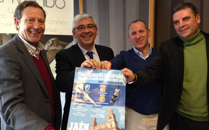 Las selecciones autonómicas de fútbol sala sub´16 se citan en Jaén