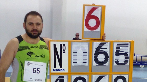 Carlos Hugo García, del Unicaja Atletismo, récord de España en lanzamiento de peso