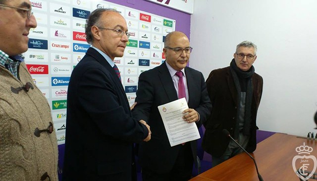 Acuerdo de colaboración entre Amigos de Jaén y el Real Jaén