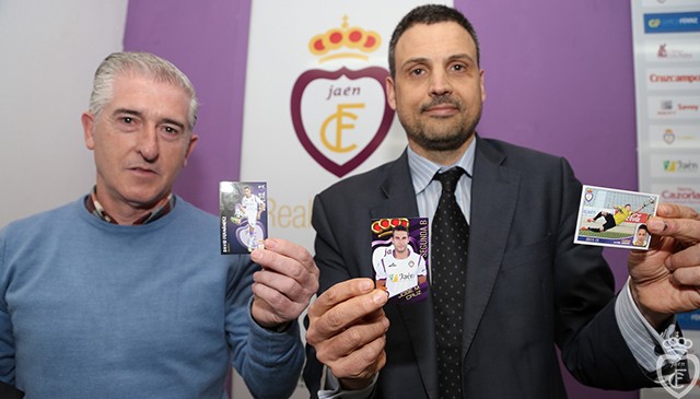 El Real Jaén presenta su colección de cromos