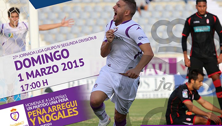 El Real Jaén homenajeará el domingo a la peña ‘Nogales y Arregui’