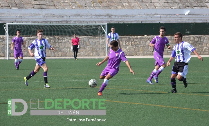 Valioso empate del Real Jaén Juvenil en su partido ante el Málaga CF