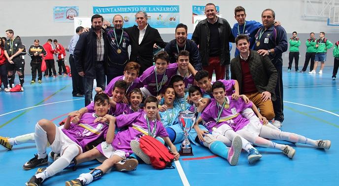 La selección infantil de Jaén, campeona de Andalucía de fútbol sala