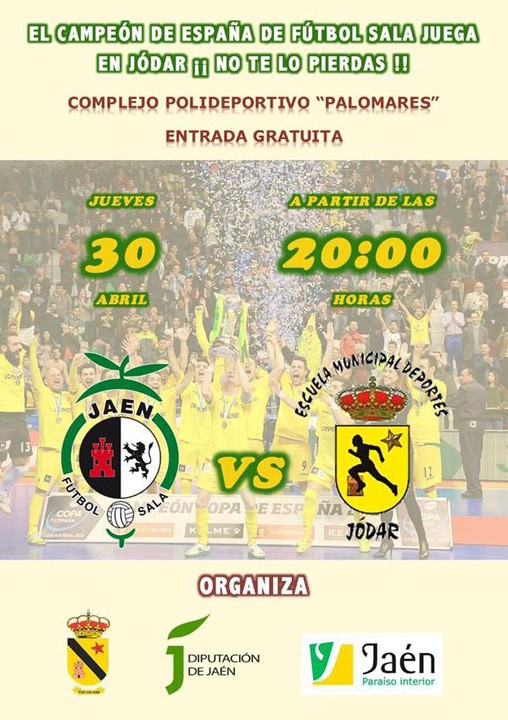 El Jaén Paraíso Interior FS disputará este jueves un amistoso en Jódar contra el equipo local