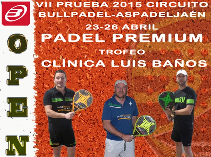 Padel Premium acoge el Open Oro ‘Trofeo Clínica Luis Baños’