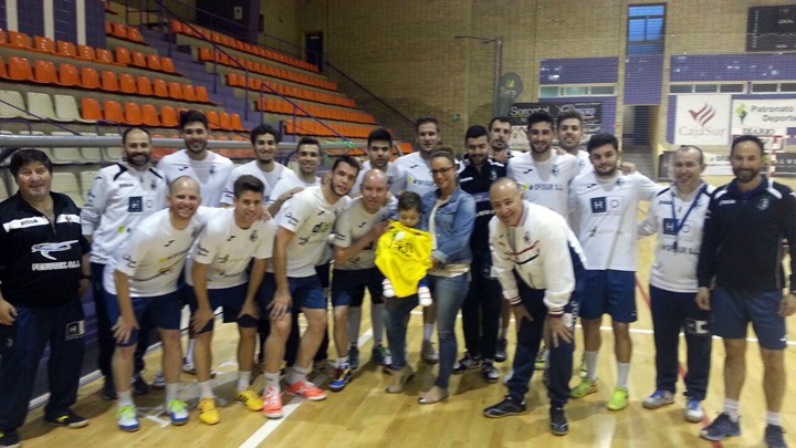 El Jaén Paraíso Interior FS se suma a la iniciativa solidaria «Todos con Javier»
