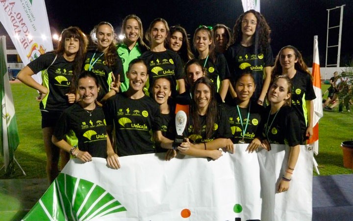Las chicas del Unicaja Atletismo, campeonas de Andalucía