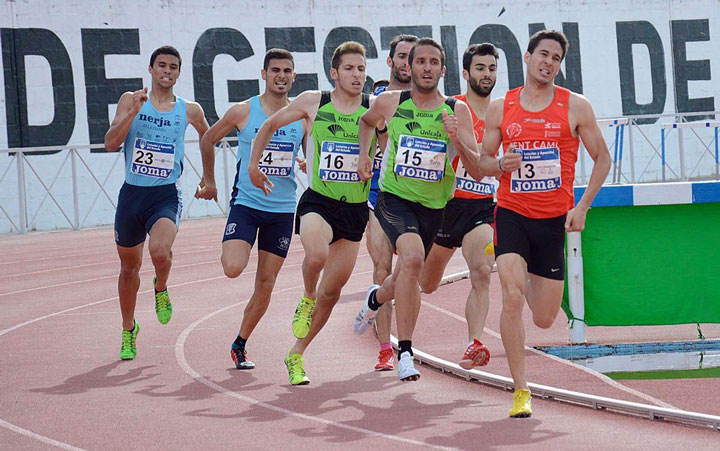 El cuadro masculino del Unicaja Atletismo, segundo en el encuentro de Andújar