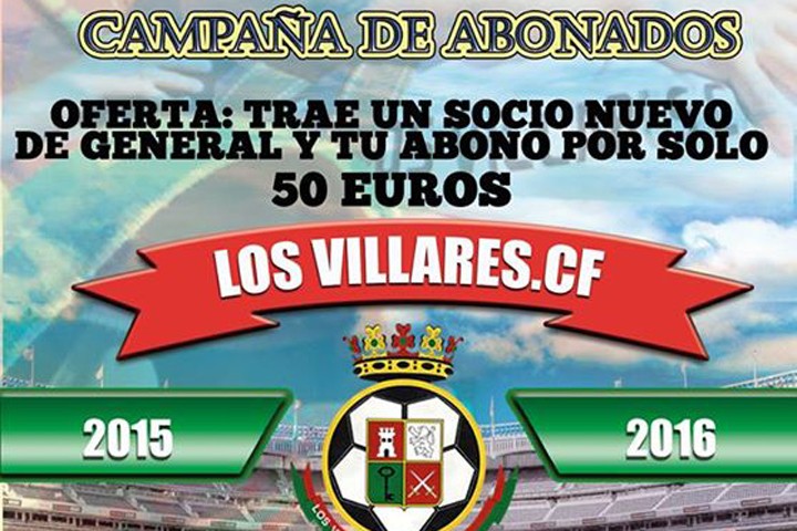 Los Villares CF lanza su campaña de captación de abonados
