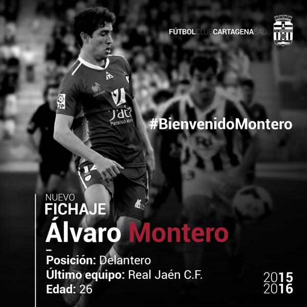 Álvaro Montero ficha por el FC Cartagena