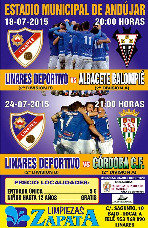 El Linares Deportivo anuncia el cartel para los amistosos frente Albacete y Córdoba