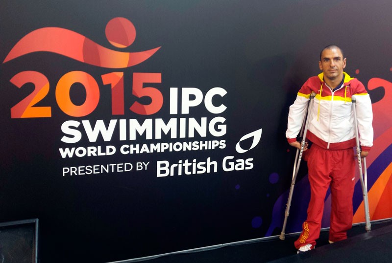 El nadador Miguel Ángel Martínez consigue un cuarto y dos quintos puestos en el Mundial de Glasgow