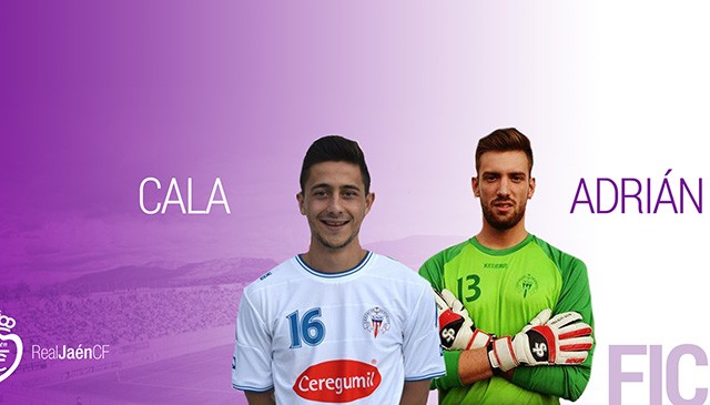 Sergio Calatayud y Adrián Jiménez, del CD El Palo, nuevos jugadores del Real Jaén CF