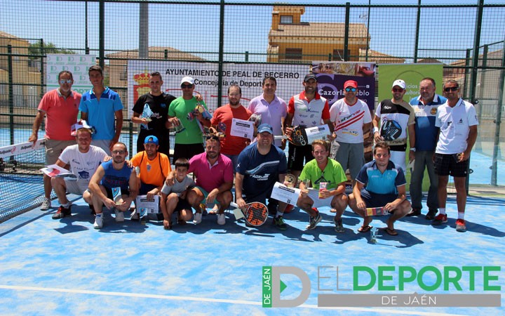 Entrega de premios del Open Oro Club Tenis Cazorla-Villa Peal de Becerro