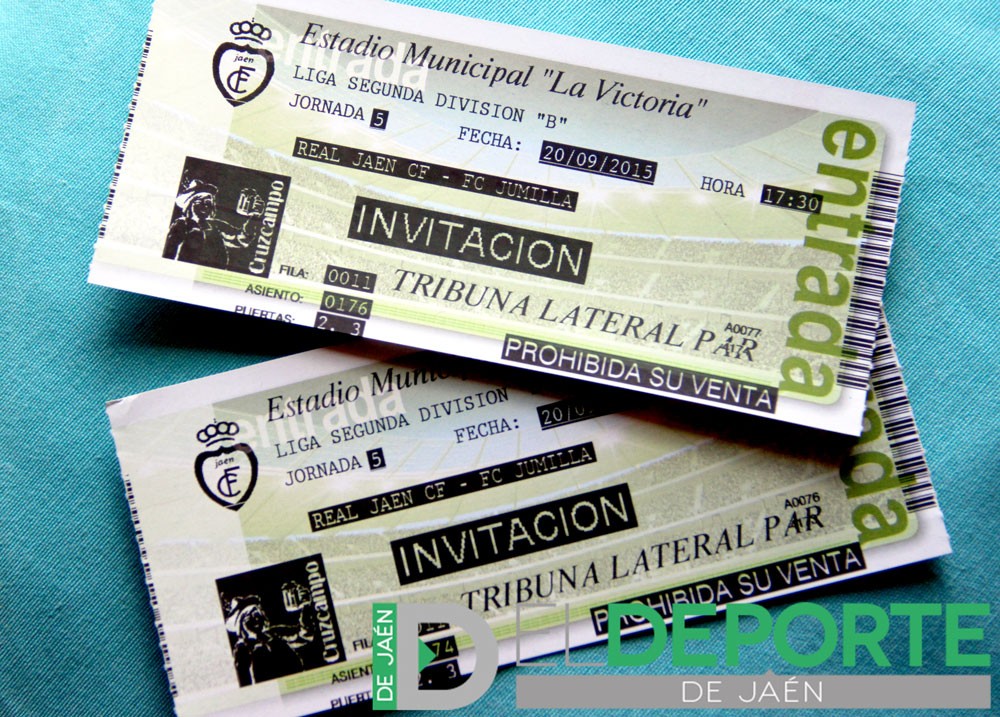Sorteo de dos entradas para el Real Jaén-Jumilla