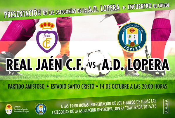 El Real Jaén disputará este miércoles un amistoso en Lopera