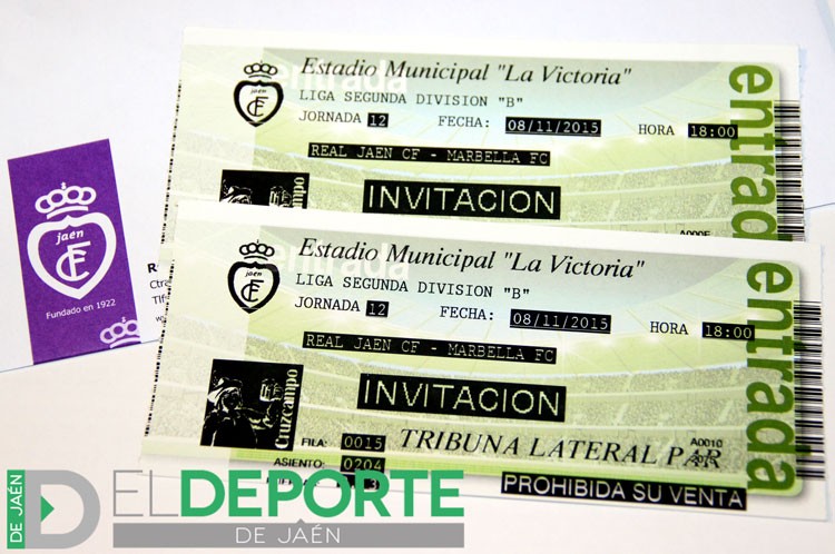 Sorteo de dos entradas para el Real Jaén – Marbella