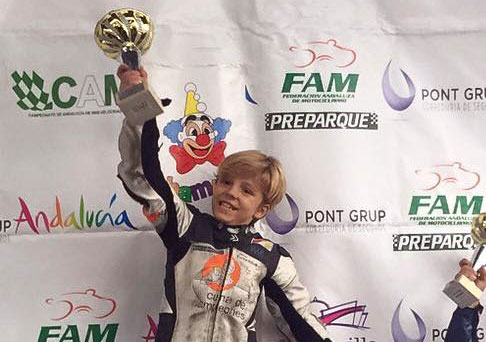 Jesús Torres, campeón de Andalucía de minivelocidad a falta de una prueba