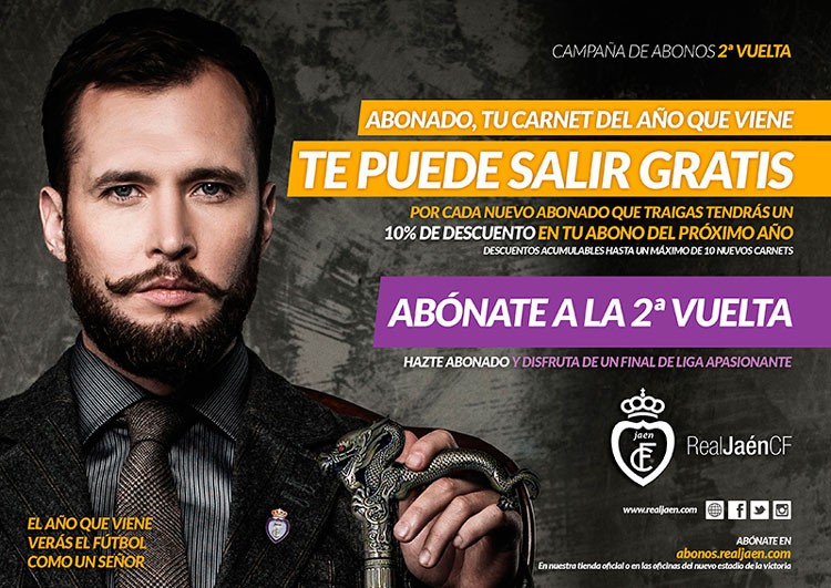 El Real Jaén lanza la campaña de abonos para la segunda vuelta