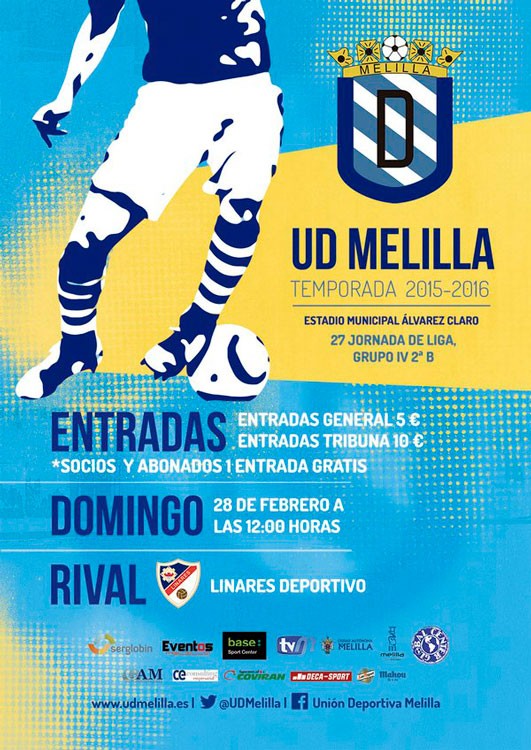 El Melilla-Linares Deportivo, suspendido por inclemencias meteorológicas