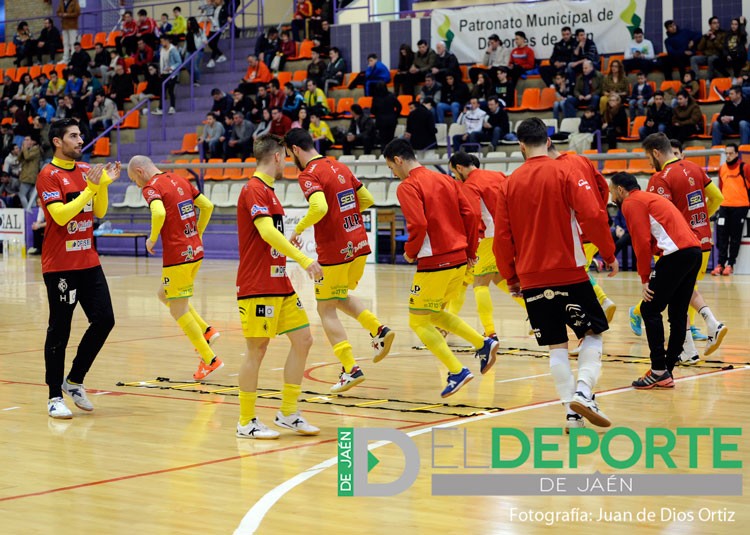 El Jaén Paraíso Interior trabaja para afrontar el choque frente al Palma Futsal