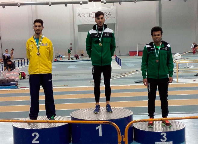 El Unicaja Atletismo, con once medallas, se proclama segundo en el Andaluz absoluto