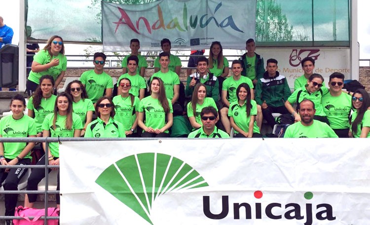 El Unicaja Atletismo, subcampeón del Andaluz júnior de aire libre