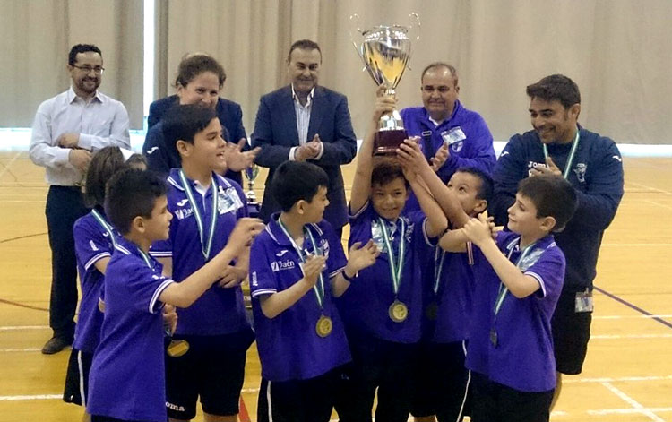 Los benjamines de Jaén, cuartos en el Andaluz de fútbol sala