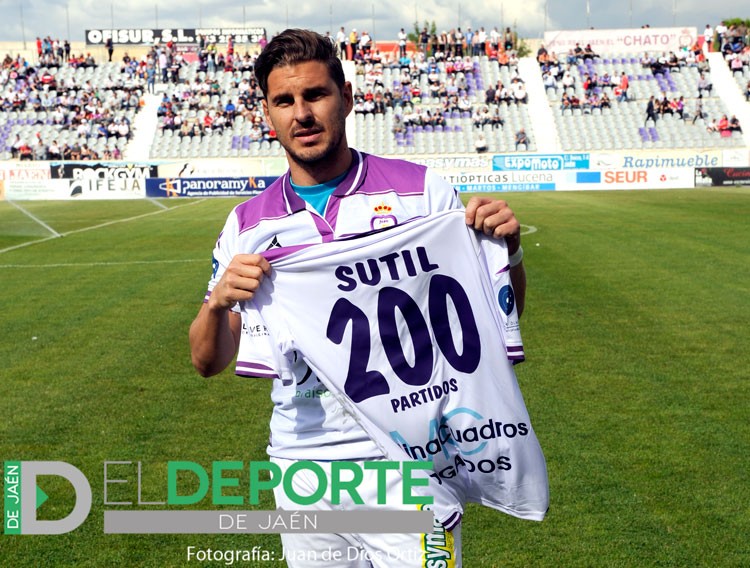 Sutil cumplió 200 partidos con el Real Jaén