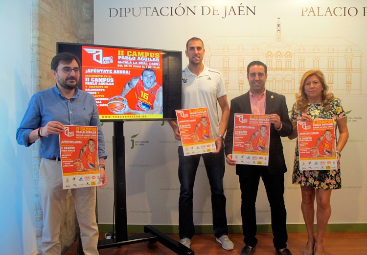 Alcalá la Real albergará el Campus Pablo Aguilar de baloncesto entre el 25 de junio y el 1 de julio