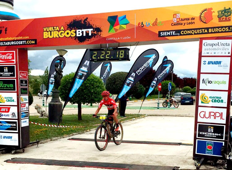 Carrasco vence en la primera etapa de La Vuelta a Burgos BTT
