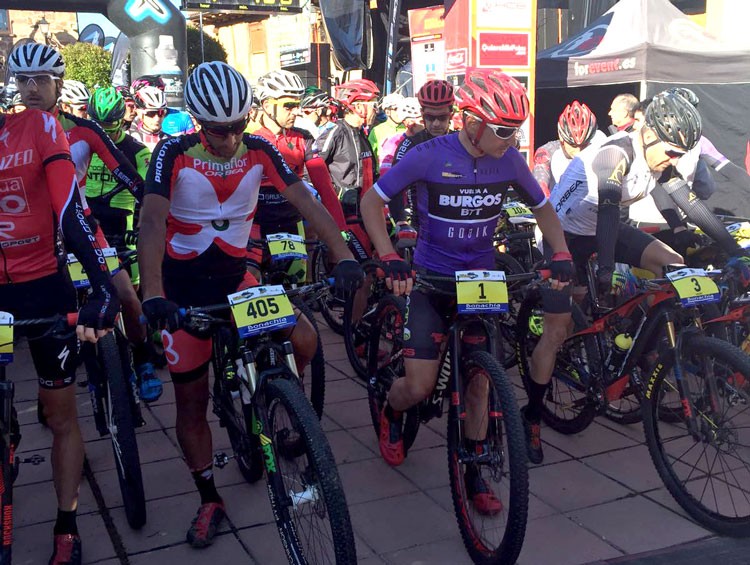 Carrasco baja al tercer puesto en la general de La Vuelta a Burgos BTT