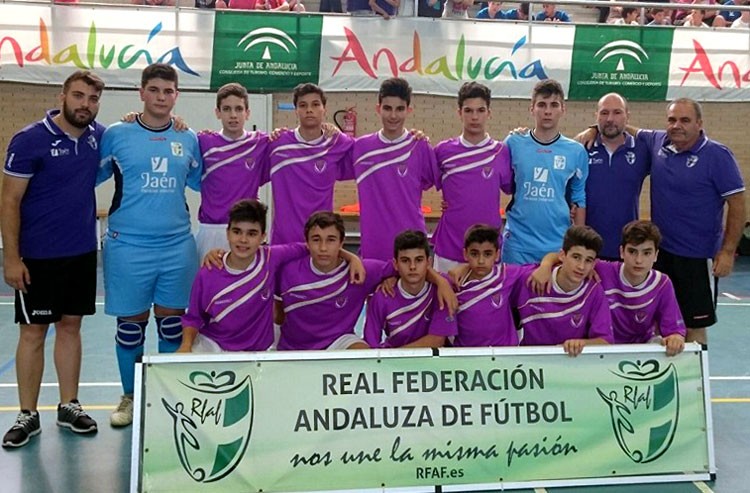 Jaén, subcampeona del Andaluz infantil de fútbol sala