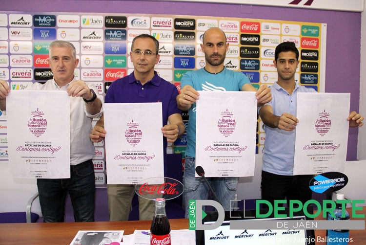 #CuentaConmigoRealJaén, lema de la campaña de abonados 16-17