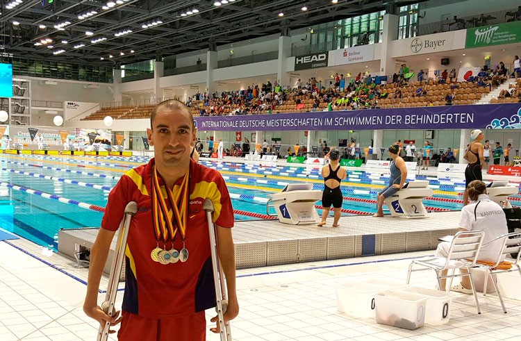 Martínez Tajuelo logra un oro, tres platas y un récord nacional en el Open Internacional de Berlín
