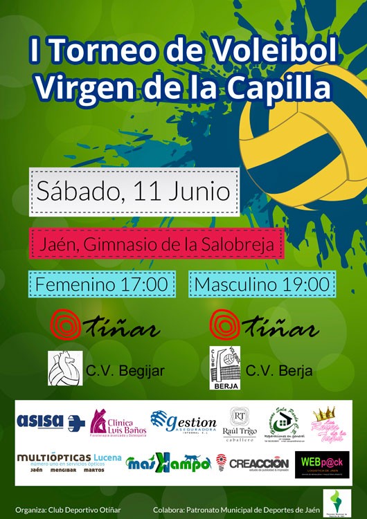 La Salobreja acoge este sábado el I Torneo de Voleibol Virgen de la Capilla