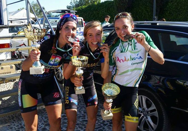 Yessica Pérez, campeona en el Andaluz de ciclismo