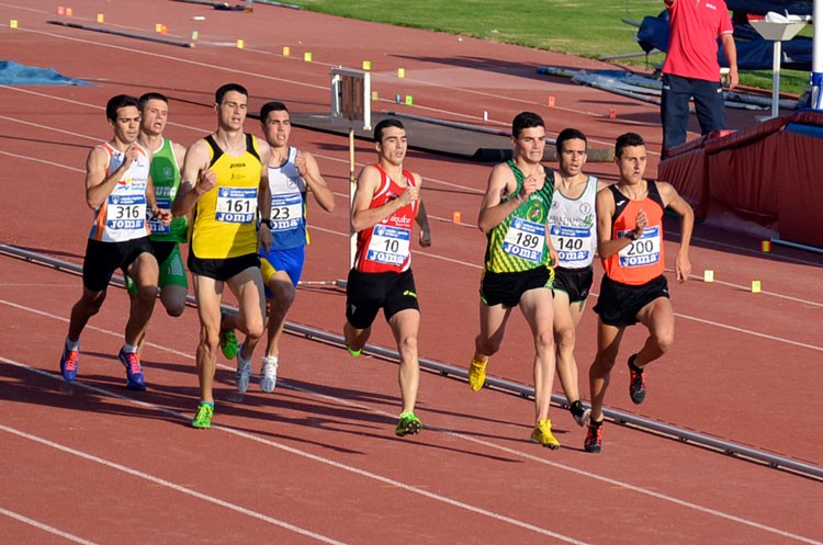 Juan de la Cruz de la Blanca, bronce en los 800 metros del Nacional Júnior