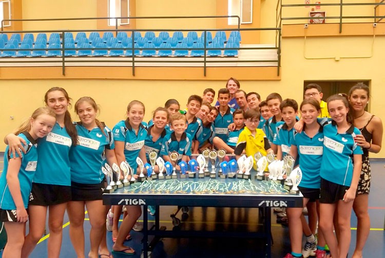 El CTM Linares destaca en la Copa Diputación de tenis de mesa