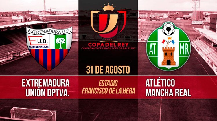 El Atlético Mancha Real se enfrentará al Extremadura UD en Copa del Rey