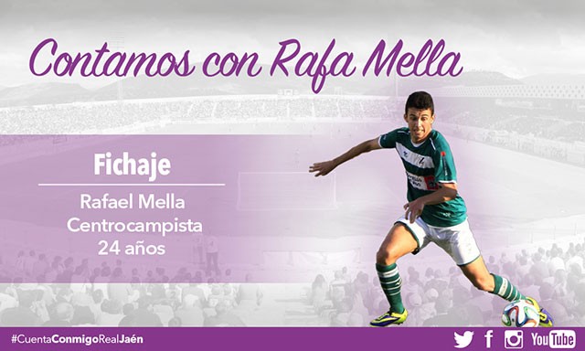 El Real Jaén anuncia el fichaje de Rafa Mella