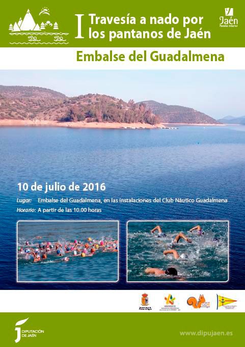 El embalse del Guadalmena acogerá la I Travesía a nado por los pantanos de Jaén