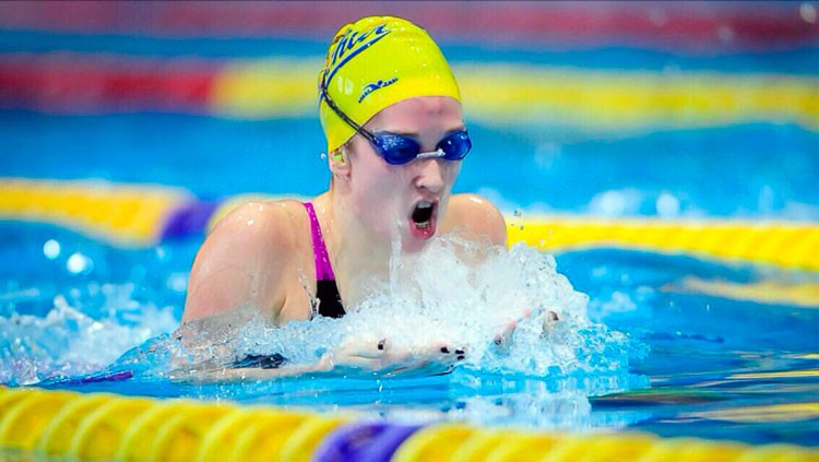 Gloria Posadas completa una gran participación en el Nacional Absoluto de natación