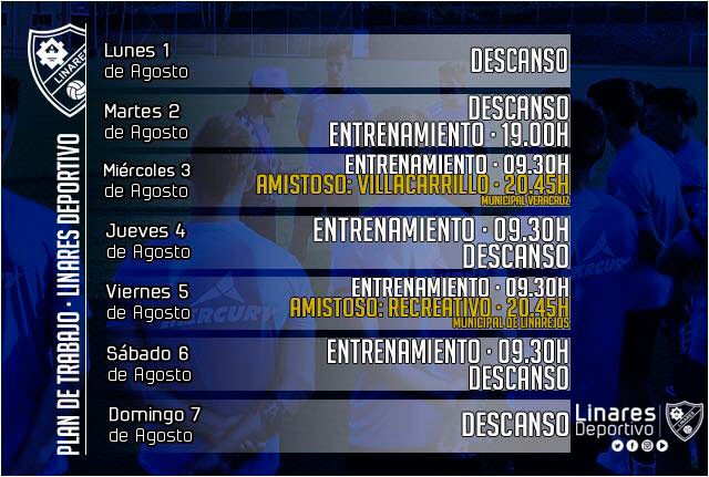 Dos amistosos conforman la semana del Linares Deportivo