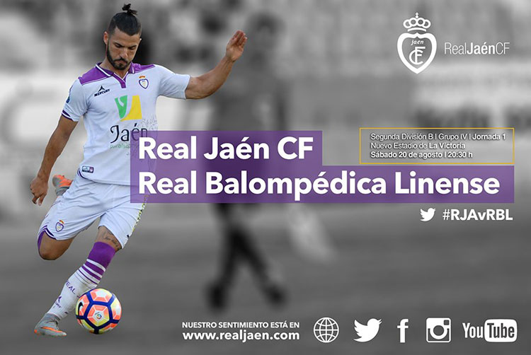 El Real Jaén recibirá en La Victoria al Linense el sábado 20 de agosto