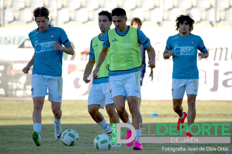 El Real Jaén prepara el encuentro del domingo en casa