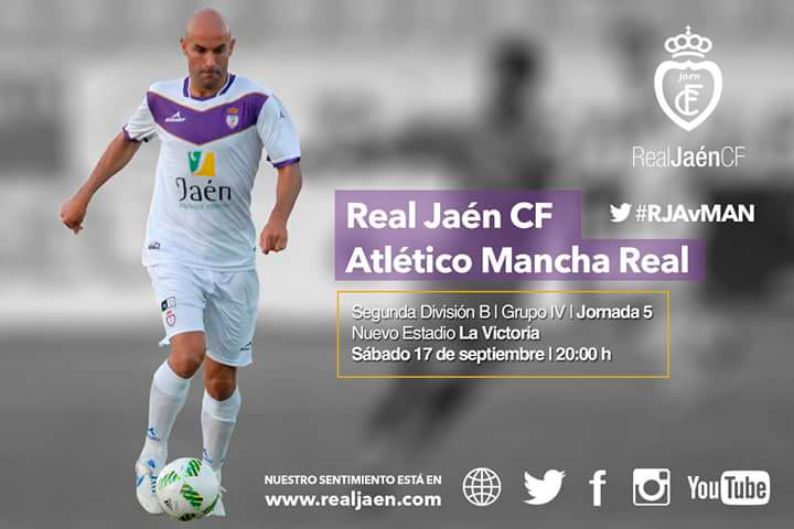 El Real Jaén-Atlético Mancha Real se disputará el sábado a las ocho