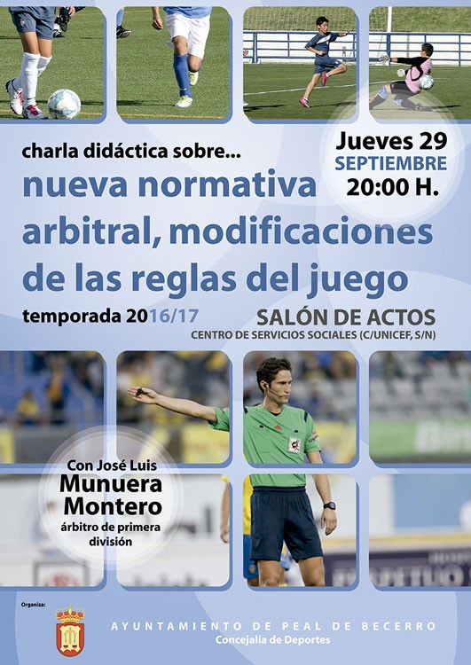 Munuera Montero hablará en Peal de Becerro sobre la actualidad del arbitraje