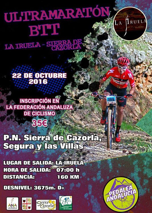 El Parque Natural de Cazorla, Segura y Las Villas acoge el 22 de octubre la I Ultramaratón BTT